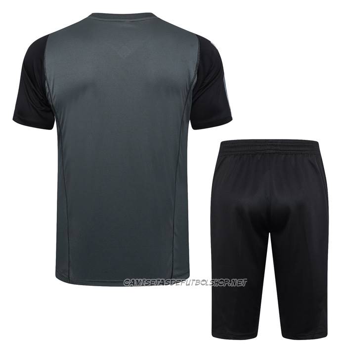 Chandal del Real Madrid 23-24 Manga Corta Verde - Pantalon Corto